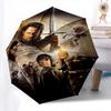1pc Middle-earth Lord of the Rings Automatic Folding Umbrella - Compact 8-Rib Design, Durable Plastic & Iron1116L