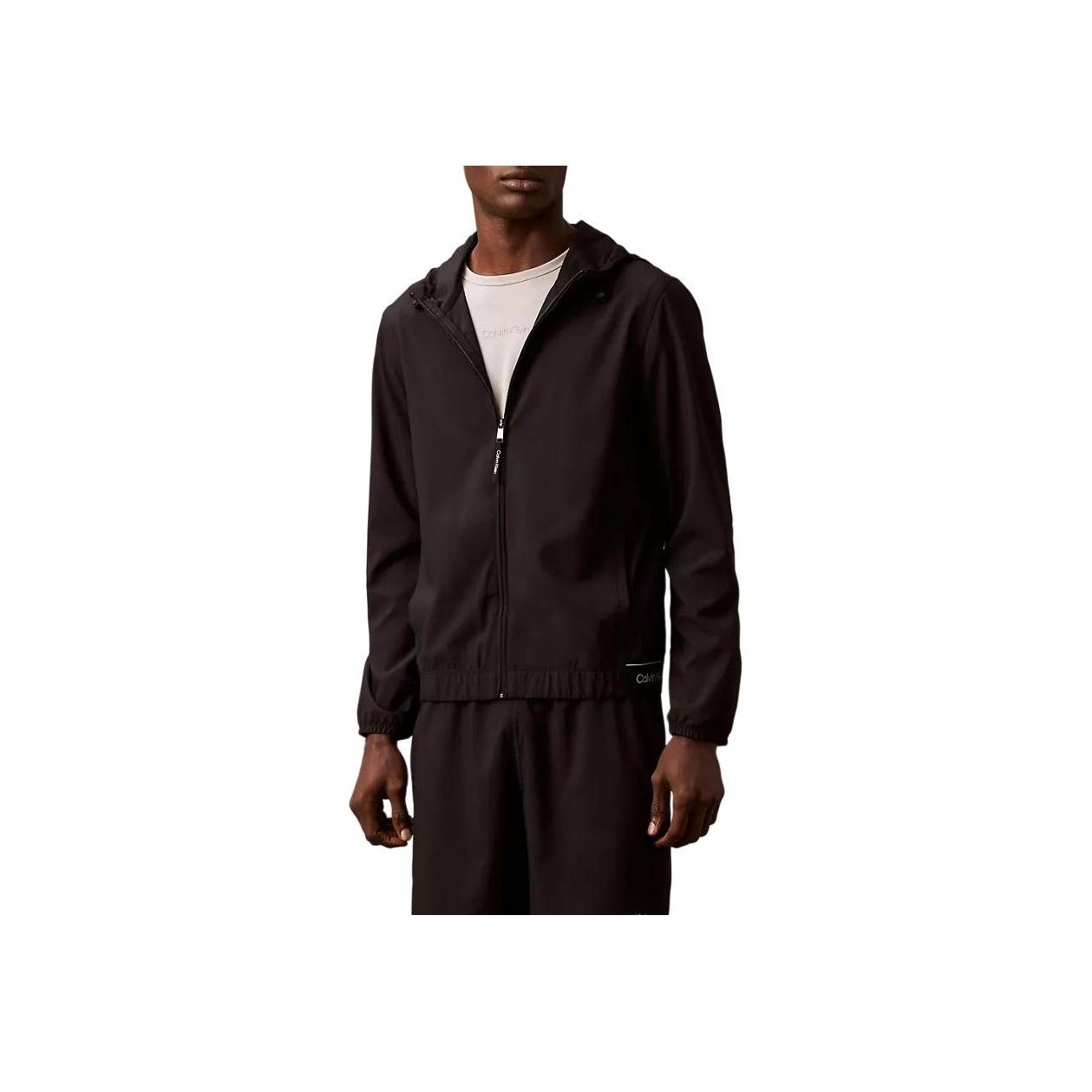 

Calvin Klein Минималистская удобная универсальная повседневная куртка с капюшоном на молнии мужская куртка черная 403F525-001 S