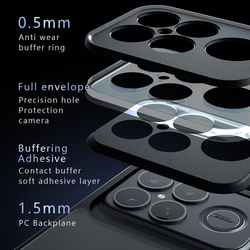 For Xiaomi Redmi K90 Pro Max Case Shockproof Frosted Skin Feel Matte PC+TPU Anti-fingerprint Transparent Cover For K90 Pro Max