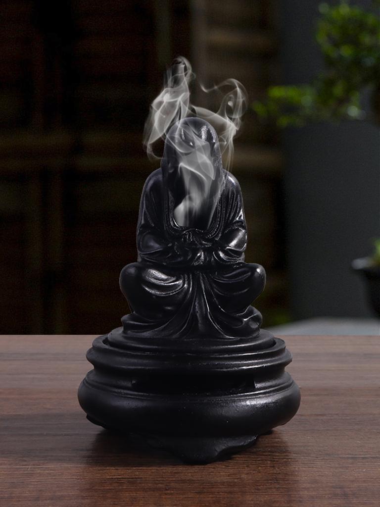 Bruciatore di Incenso Ornamentale Creativo in Resina Senza Volto, Decorazione per la Casa, Fornitura per Ufficio, Soggiorno, Studio, Camera da Letto, Decorazione da Scrivania