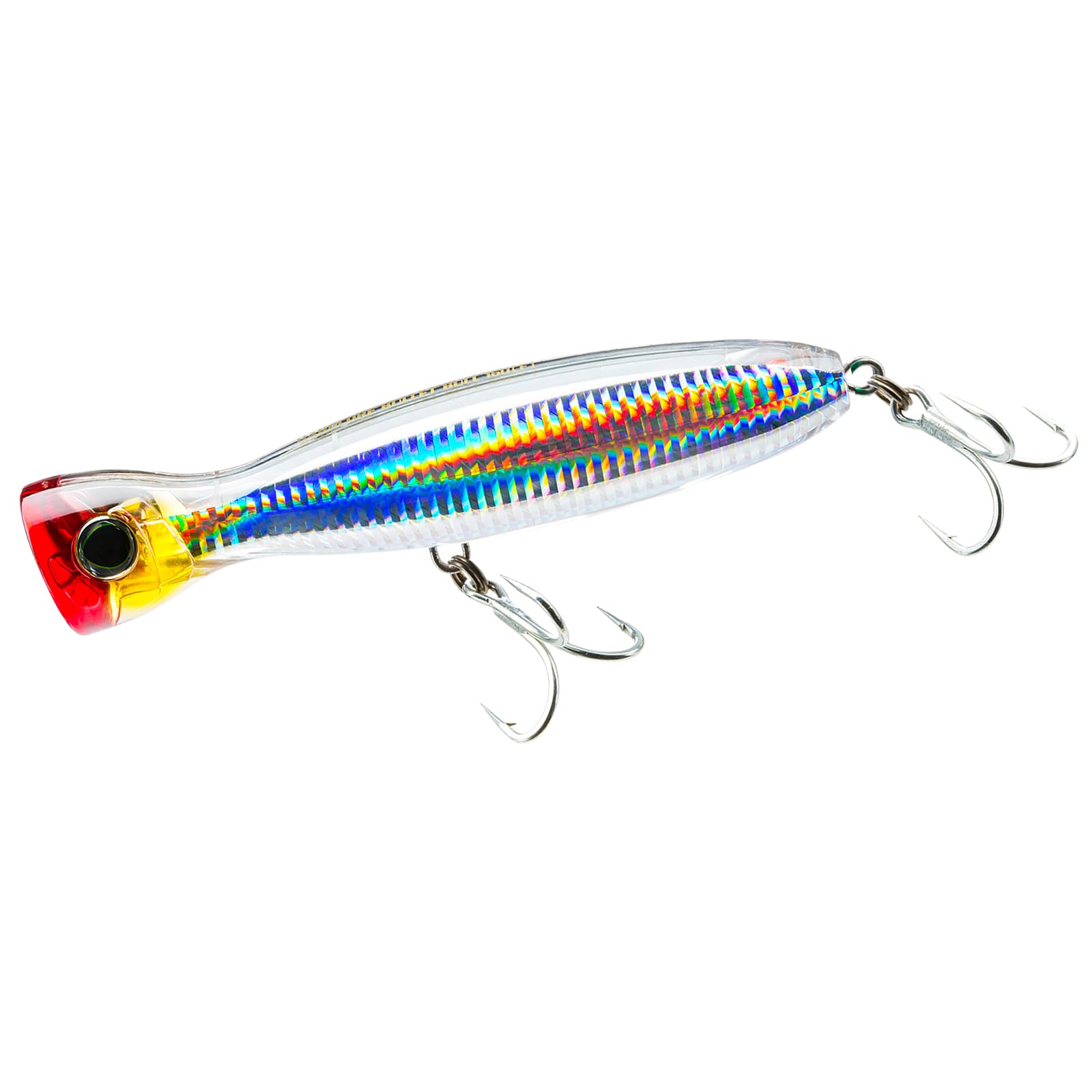 

DUEL HARDCORE Hardcore Bullet Bull Popper Прозрачный для береговой и морской рыбалки (F) Приманка, 100мм, Вес 30г, Флеш, Луфарь,