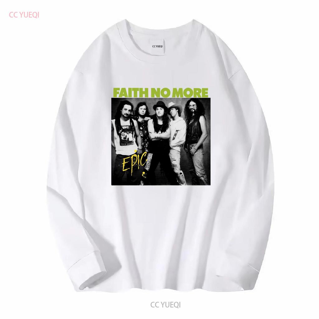 Vintage Faith No More band Poster Unisex T shirt vintage Washed Casual Top For Everyday Wear streetwear Stretched Breathable