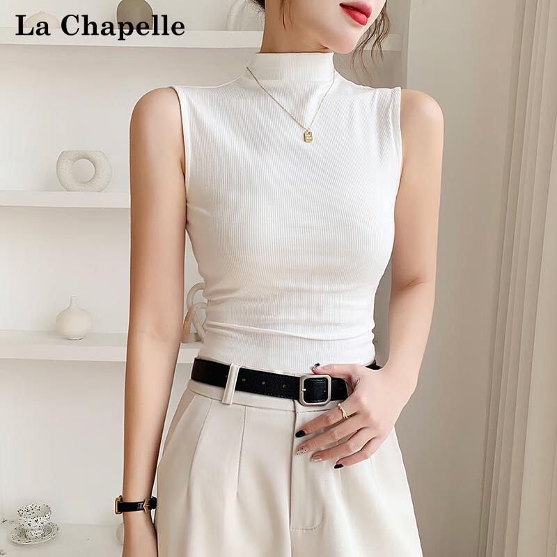 La Chapelle Women s Semi-High Collar Sleeveless Camisole XL