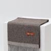 RECLOW 100% Wool Two-Tone Brown Color Block Muffler
