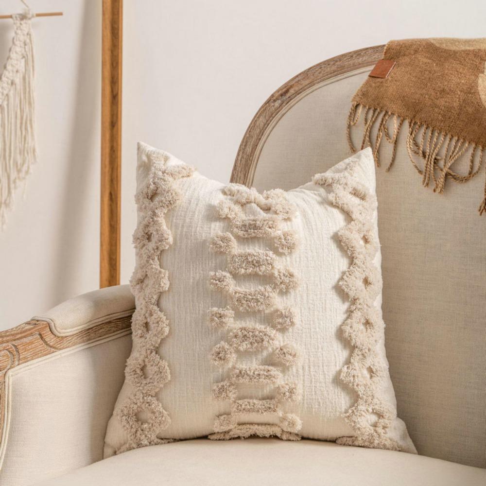 Wear-resistant Bohemian Fringe Pillow Cover Modern Pillow Case Throw Pillow Cover  Bedside