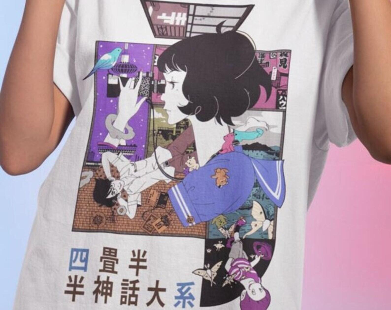 The Tatami Galaxy Shirt, Hanuki Shirt, Vintage Shirt | Tatami Galaxy Homage, Tatami Galaxy Fan Tees | Tatami Galaxy Anime Otaku Merch Gift S
