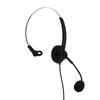 H360‑PC PC Monaural Headset Corded Single Ear Headset with 3 Section Double 3.5mm Plug and Noise Cancelling Mic