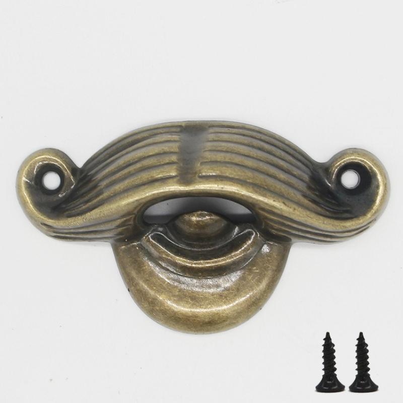 Alloy Mustache Bottle Opener Wall Beer Creative Bottle Opener; Fixed Wall Bottle and Can Opener