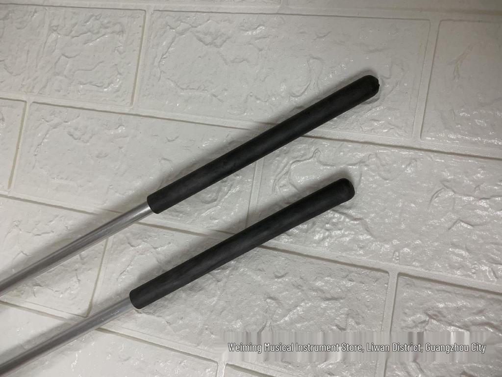 Heavyweight, Colorful, Metal, Wrist-Opening, Practice Drumsticks with Protective Rubber Sleeves