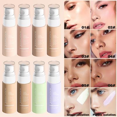 35ml Moisturizing and Isolating Cream Skin Color Corrector, Makeup Base Skin Color Correction, Concealer and Brightening Base Makeup, Invisible Pores