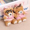 Bear Teddy Cute Keyring Pp Cotton Filling Girls Backpack Decoration Pendant Gift