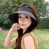 Polyester Sun Hat For Women With Wide Brim Uv Protection Summer Fashion Accessory