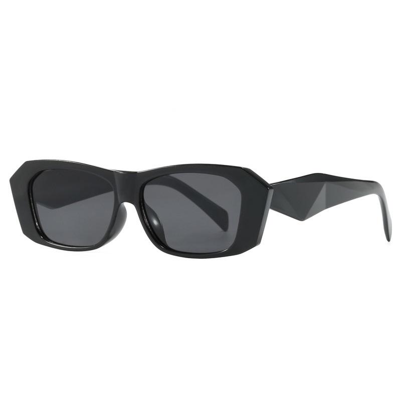 Square Sunglasses Fashion Unique Designer Men Women Cool Shade Outdoor Black White Frame Luxury Eyewear Uv400