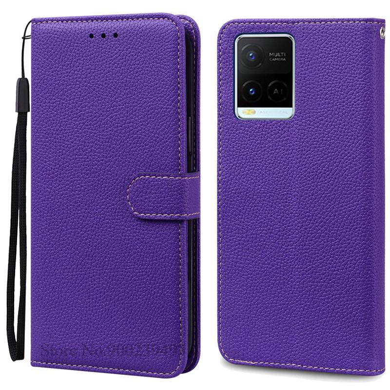 For Vivo Y21 2021 Y21S Deksel Lommebok Flipdeksel For Vivo Y33S Y33T Y32 Y21T Y21E Y21A Y21G VivoY21 Silikondeksel Coque Fundas Etui