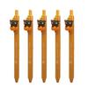 5Pcs Halloween Retractable Gel Pen School Stationery Supplies for Women Student Writing Noting Journaling