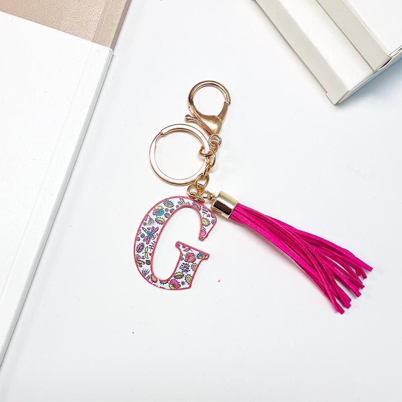 Colorful English Alphabet Keychain & Graduation Gift Accessory