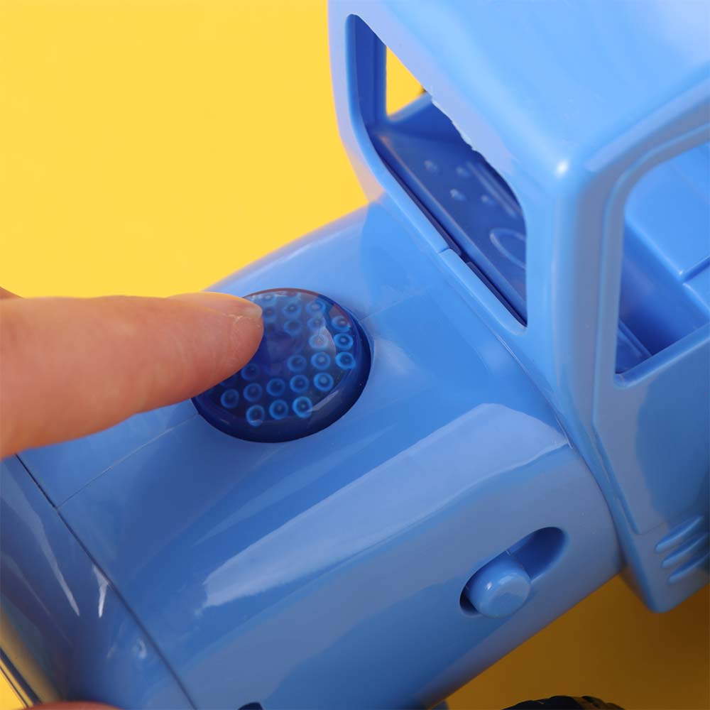 Early Learning Mini Blue Tractor With Music Light Musical Car Model Car Farmer Toy  Birthday Gifts
