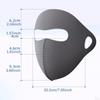 Cooling Face Cover Mask with Adjustable Ear Loops Breathable Sun Protection for Shopping