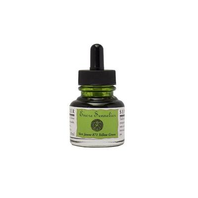 Sennelier Ink Bottle 30ml Yellow Green 871