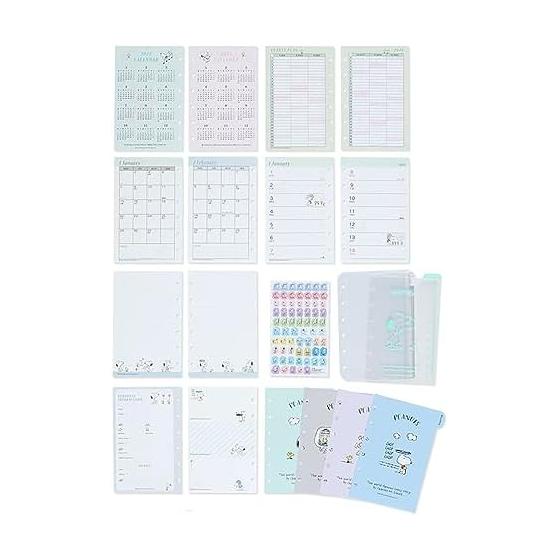 2024 Edition Sanrio Snoopy System Notebook Refill Set 704385