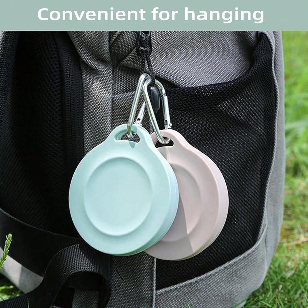 Gobelet de voyage pliable en silicone Leeseph, gobelet de camping pliable, gobelet portable réutilisable pour la randonnée, l'extérieur et les voyages