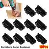 10Pcs Quick Release Cabinet Connectors Wall Panel Fastener for Kitchen Cupboard Wardrobe Table Top