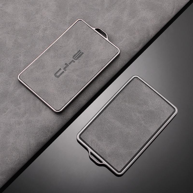 Car NFC Card Key Case Cover Full Shell Leather Keychain Pendant For BYD Tang DM Han EV Song PRO Qin PLUS DMI Key Bag Accessories