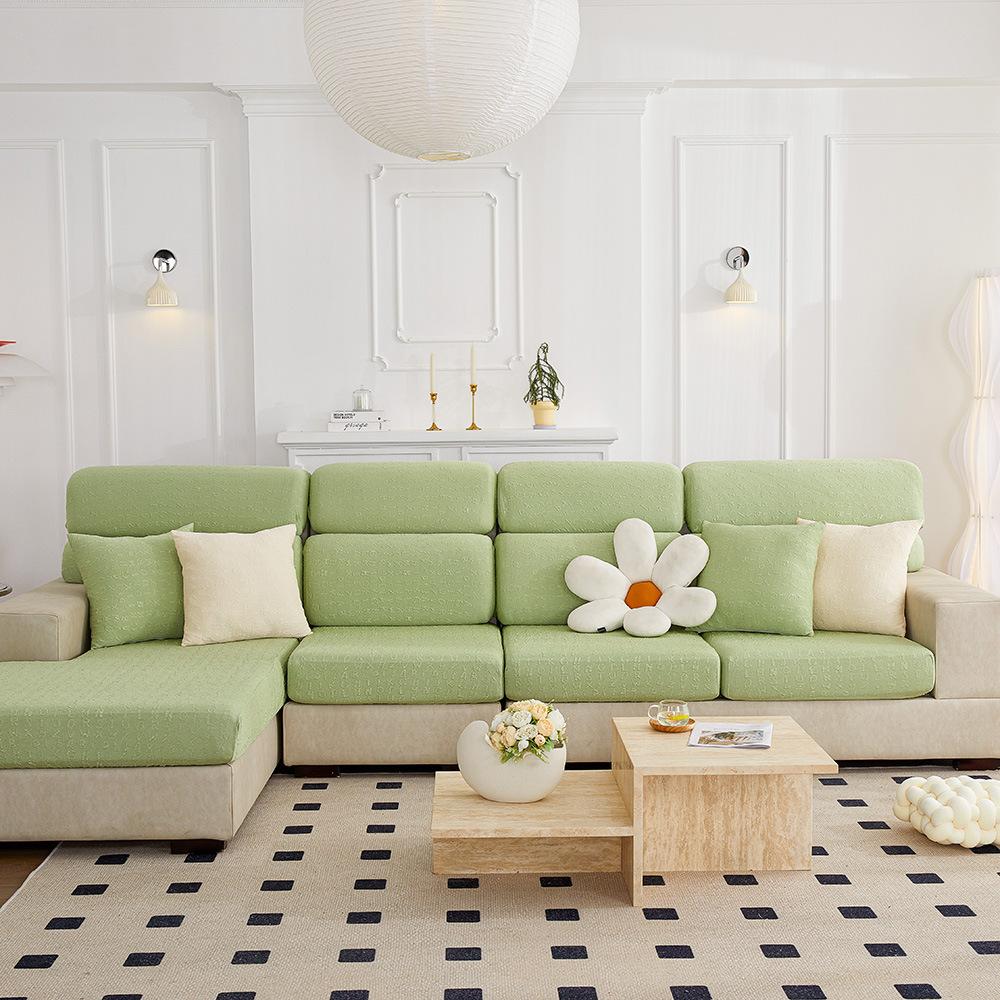 Ice Silk All-in-one Sofa Cover Four Seasons Universal Concubine Big Sofa Cover Modern Simple All-inclusive S