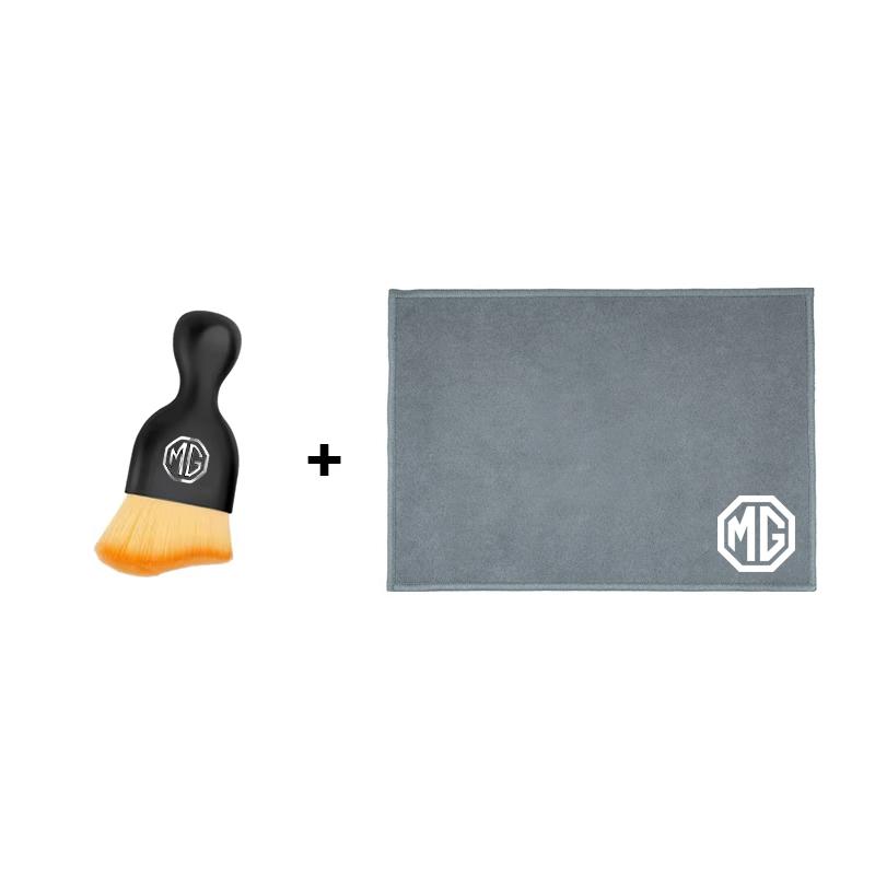 Car Suede Towel Rag Cleaning Soft Brush Cleaner Tools For Morris Garages MG ZS 5 7 6 Cyberster MG4 EV ES5 HS ONE GT GS MG3 EZS