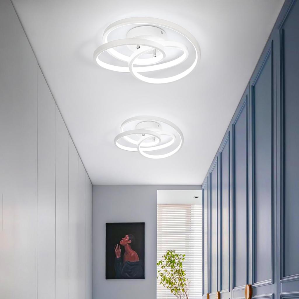 Loiogohot 36W Ceiling Light, Suitable for 4-tatami rooms, Stylish Ceiling Lighting Fixture for Hallways, Small Indoor Lighting, Stylish Hanging