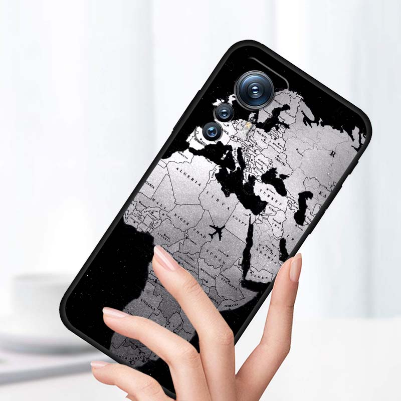 Fashion airplane pattern Phone Case For Xiaomi Mi 15 14 13 13T 12 12T 12S 11 11i 11T Pro Ultra Lite 5G Black Soft