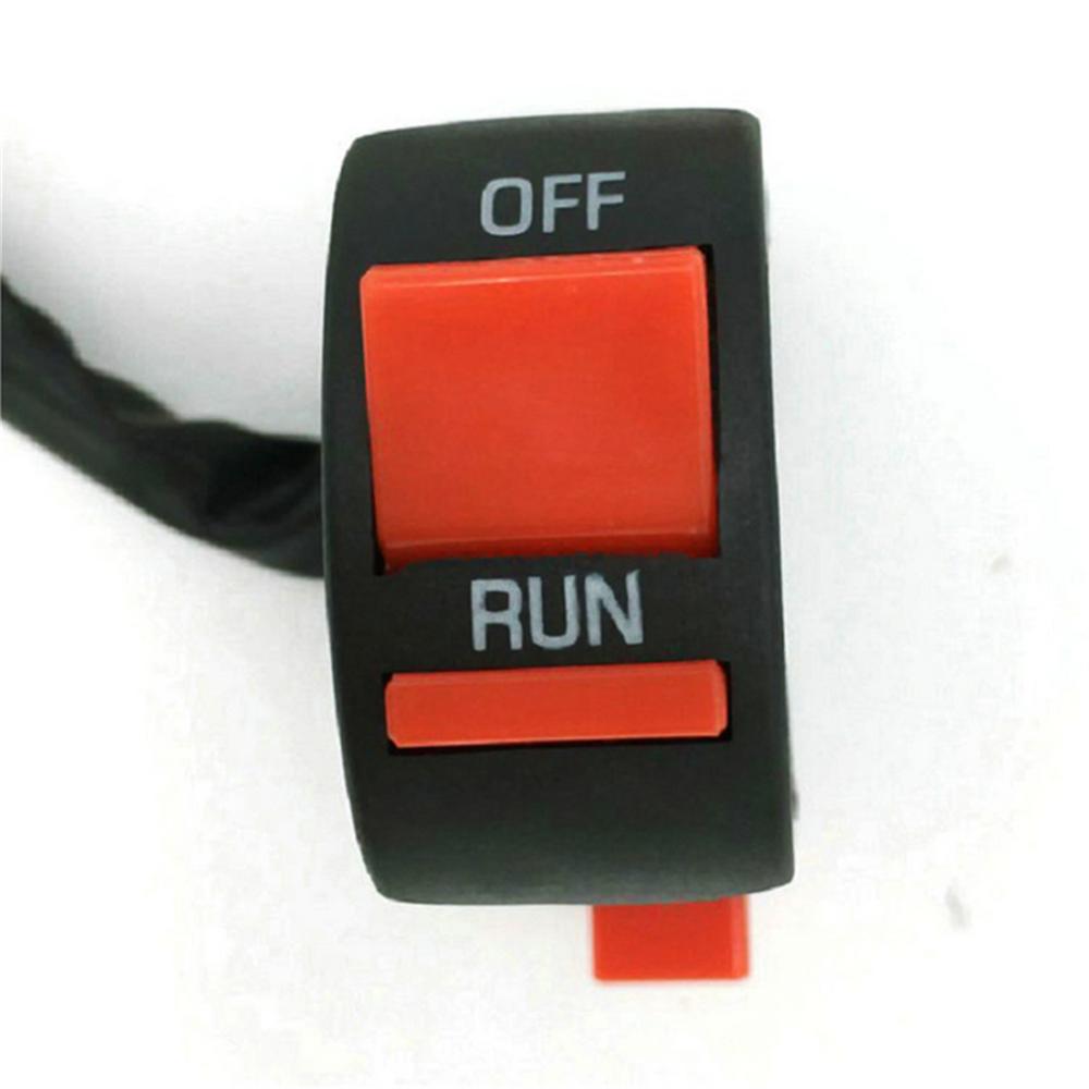

New 12V Motorcycle 7/8 Handlebar Push Switch Kill Start Run Off Button Universal