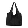 Nylon Cloth Foldable Hand Carry Shopping Bag New Simple and Portable Shoulder Tote Bag Large Capacity Messenger Bag