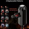 LED USB Projector Light 6pcs Projection Patterns - Adjustable USB Night Light for Halloween Festival Decorations
