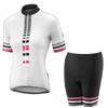 2026 Damen Sommer Kurzarm Radsportbekleidung LIV Rennrad Trikot Set Trägerhose mit Gel-Polster Sportanzug Damen Fahrradkleidung