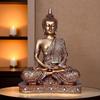 New 25 Centimetre Meditating Sitting Buddha Statue Showpiece Idol Home Decor Items for Living Room and Gifts
