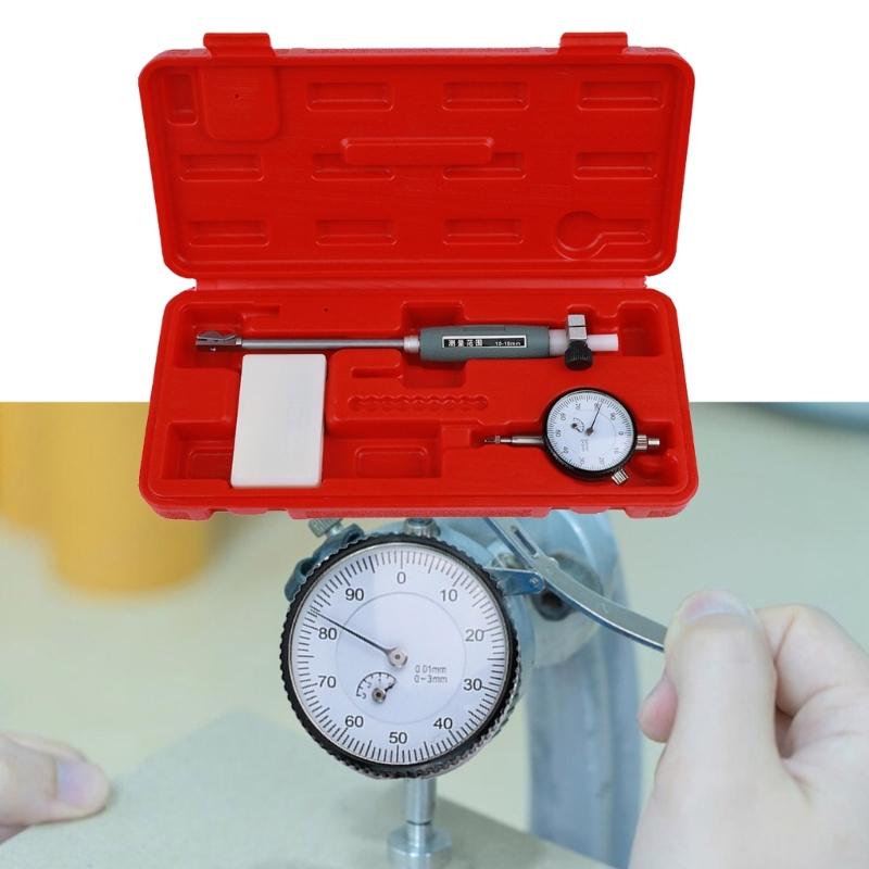 Professional Aluminum Face Indicator Set with 10 to 18mm Measuring Capacity Face Bore Gauges set for Industrial Workshops
