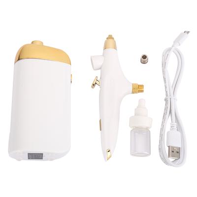 Máquina de Beleza Hidratante de Injeção de Oxigênio Portátil Conjunto de Aerógrafo Pistola de Pulverização de Tinta para Tatuagem Branco