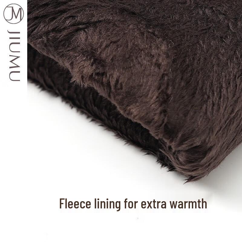 JIUMU Men's Genuine Leather Winter Gloves