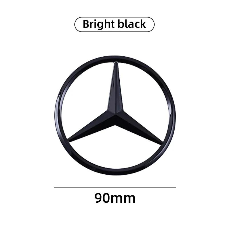 AABIC1 9cm ABS Car Rear Decal Trunk Emblem Sticker Mercedes Benz Amg S320 W164 W203 W204 W168 C180 E320 A200 CLA CLK CLS ML1