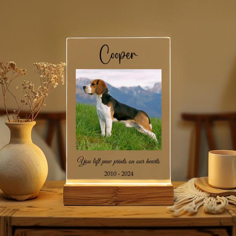 Personalized Custom Photo Pet Memorial Keepsake Sympathy Condolence Remembrance Gift In Loving Memory Of Beloved Dog Cat Meaning