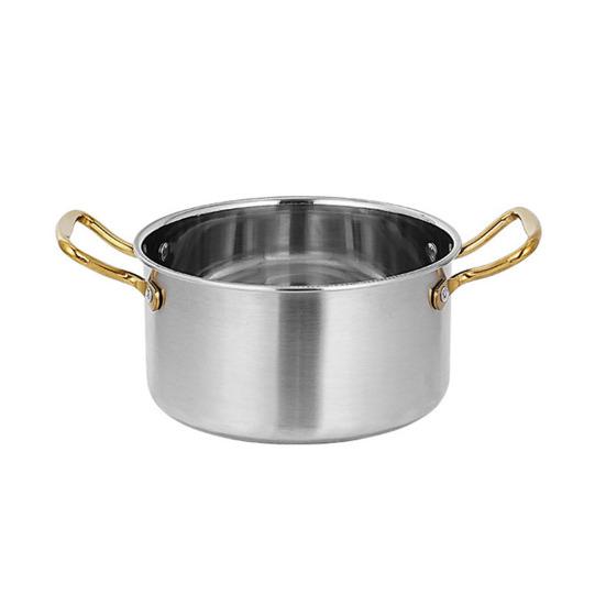 Soppgryta i rostfritt stål med lock av härdat glas 1,7L Nitat isolerat handtag Kokkärl Diskmaskinssäker Köksnödvändighet