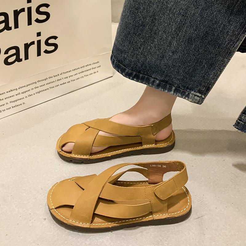 Fashion 2025 Luxury Women Shoes Sandals Flat Low Heel Sneakers Casual Gladiator Barefoot Loafers Slip-on Summer Spring Comfortable