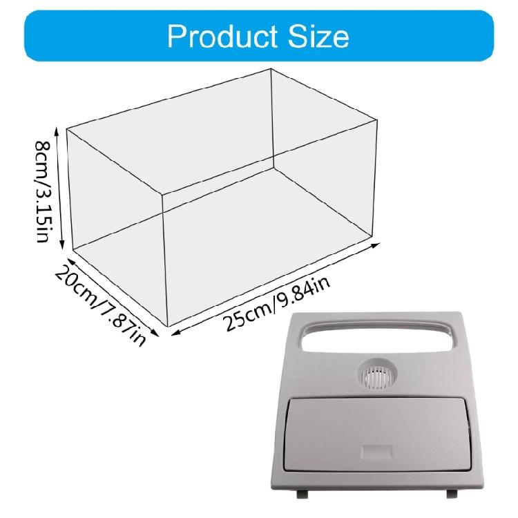 Sunroof Light Glasses Holder Lid Overhead Console Sunglasses Box Cover Scratches Resistant Car Interior Part for Vehicles 
