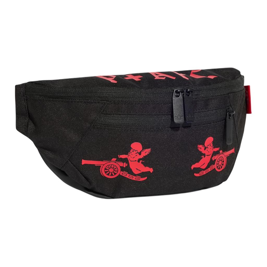 Adidas Originals Polyester Fanny Pack Unisex Black & Red
