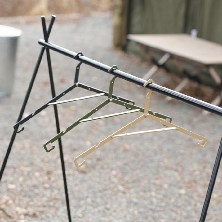 2pcs Travel Friendly Folding Hangers Travel Hangers Convenient Clothes Rack for Traveler and Outdoor Lover