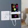 Multi-Functional Wall-Mounted Organizer For Remote Controls And Mobile Phones Multi-Functional Wall-Mounted Organizer For Remote
