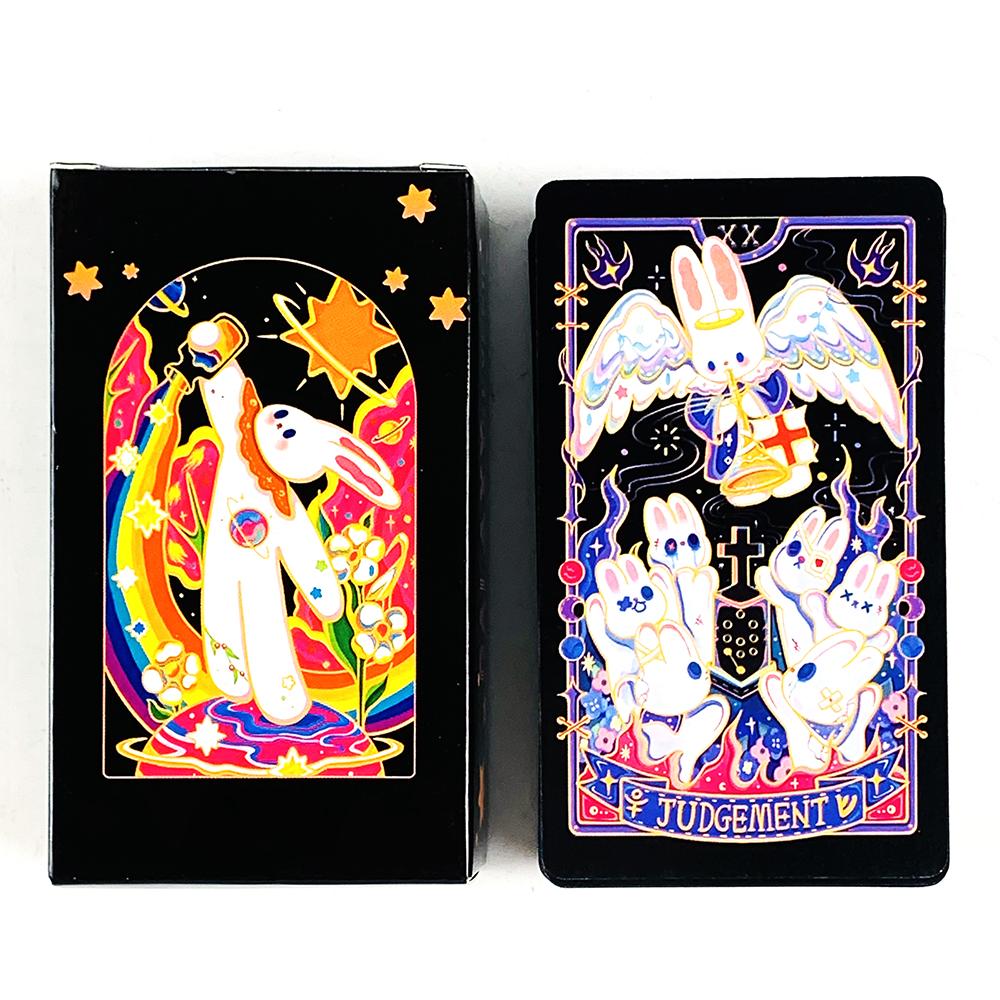 Heißverkaufendes Tarot-Deck Niedliche Cartoon-Karten Großartig für Anfänger, Meditation & Partyspiele, Weihnachts- und Neujahrsgeschenke