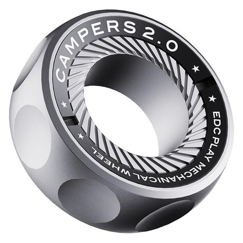 

Спиннер для снятия стресса, самодельное магнитное кольцо-фиджет с увлекательными звуками, игрушки из нержавеющей стали для повседневного использования, идеально подходят для работы, учебы, ожидания и т. д. 3.5*3.5cm серебряный