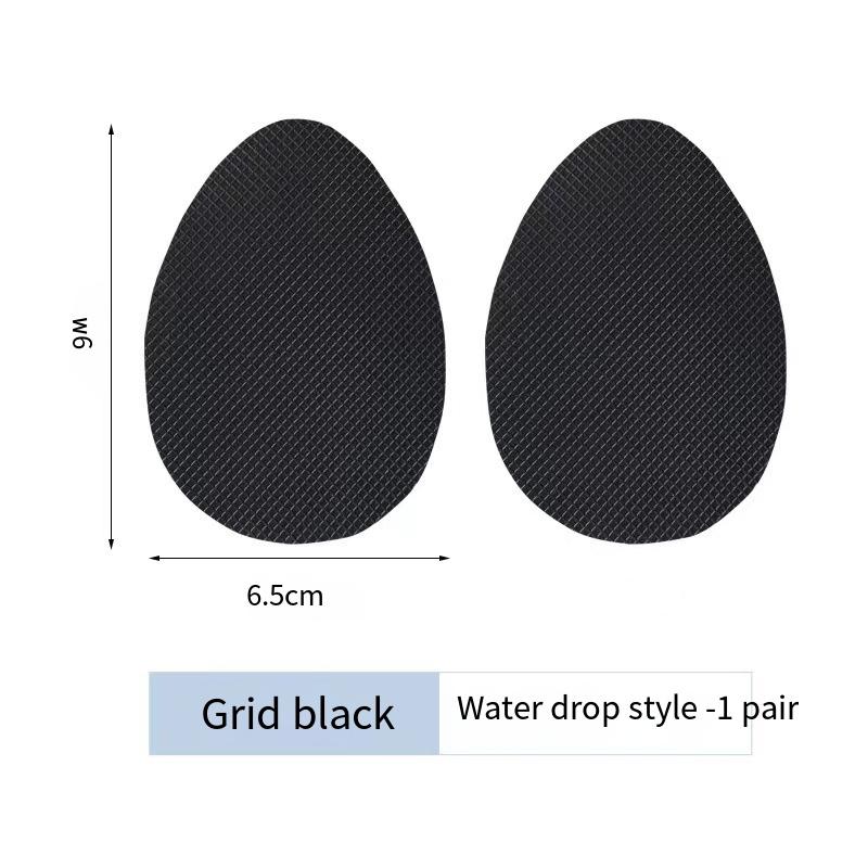 

1 пара защитных противоскользящих наклеек для подошвы с высоким каблуком, наклейка на переднюю часть стопы, противоскользящая наклейка, не допускающая порезов, бесшумная наклейка